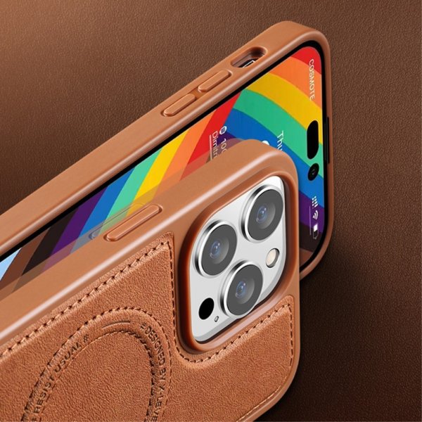 X-Level iPhone 15 Pro Max -kuori MagSafe Denim Jacket -sininen
