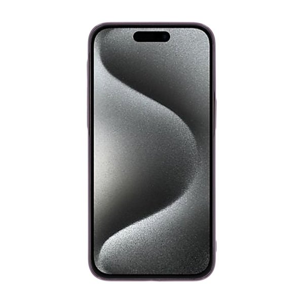 iPhone 15 Pro Max Kuori TPU MagSafe Kiiltävä Violetti