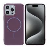 iPhone 15 Pro Max Kuori TPU MagSafe Kiiltävä Violetti