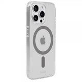 Holdit iPhone 15 Pro Max - MagSafe-suojakuori, Space Gray Transparent