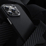 Benks iPhone 15 Pro Max Kuori MagSafe Kevlar Musta