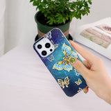 iPhone 15 Pro Max Kuori Marmorikuvio Punainen Vaaleanpunainen
