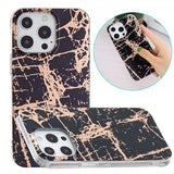 iPhone 15 Pro Max Kuori Marmorikuvio Musta