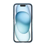 iPhone 15 Pro Max Kuori Taittuva Jalusta MagSafe Raidallinen Sininen