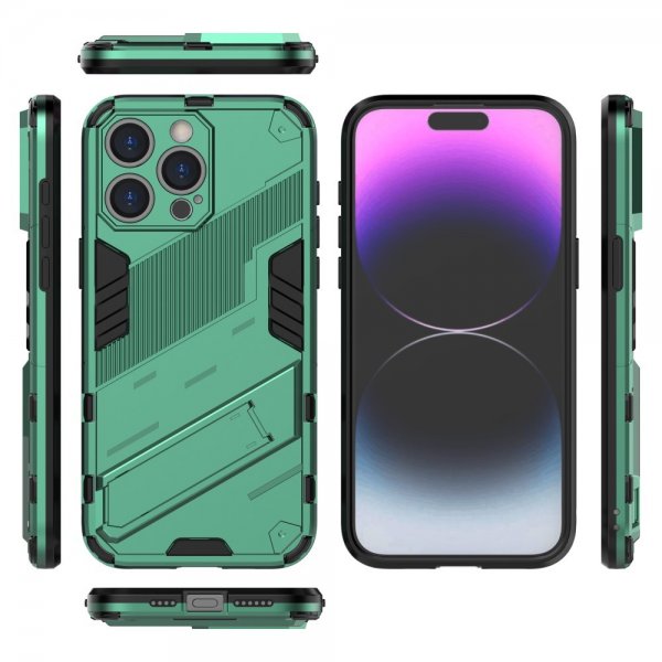 iPhone 15 Pro Max Kuori jalustalla Vihreä