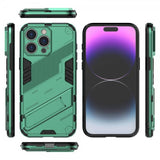 iPhone 15 Pro Max Kuori jalustalla Vihreä