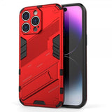 iPhone 15 Pro Max Kuori Jalustalla Punainen