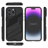 iPhone 15 Pro Max Kuori jalustalla Musta