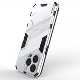 iPhone 15 Pro Max Kuori telineellä Valkoinen