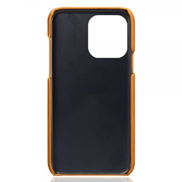 iPhone 15 Pro Max Suojakuori kahdella korttipaikalla, vaaleanruskea