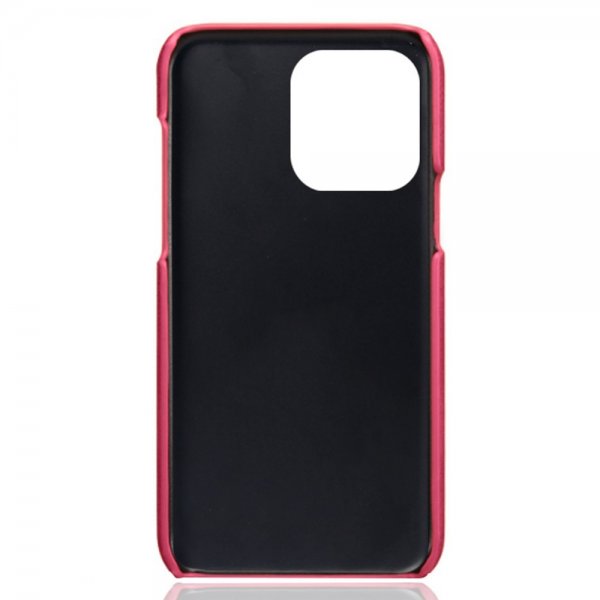 iPhone 15 Pro Max Kuori, jossa kaksi korttipaikkaa, Magenta