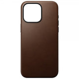 Nomad iPhone 15 Pro Max -suojakuori, Modern Leather Case, ruskea