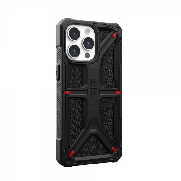 Urban Armor Gear (UAG) iPhone 15 Pro Max Kuori Monarch Kevlar Black