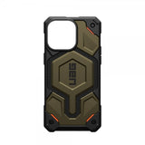 Urban Armor Gear (UAG) iPhone 15 Pro Max Kuori Monarch Pro MagSafe Kevlar Element Green