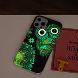 iPhone 15 Pro Max Kuori Motivoitu Sininen Pöllö