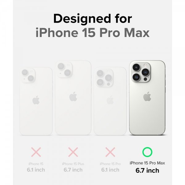 Ringke iPhone 15 Pro Max Kuori Onyx Dark Green