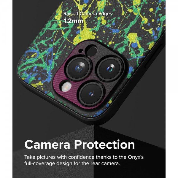 Ringke iPhone 15 Pro Max Kuori Onyx Design Action Painting