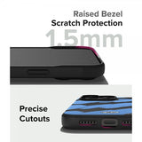 Ringke iPhone 15 Pro Max Kuori Onyx Design Blue Brush
