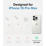 Ringke iPhone 15 Pro Max Kuori Onyx Design Blue Brush