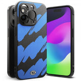 Ringke iPhone 15 Pro Max Kuori Onyx Design Blue Brush