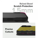 Ringke iPhone 15 Pro Max -suojakuori, Onyx Design, Checkerboard Yellow
