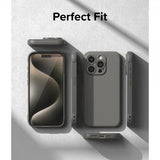 Ringke iPhone 15 Pro Max -suojakuori Onyx Gray
