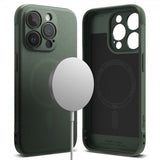 Ringke iPhone 15 Pro Max Kuori Onyx Magnetic Dark Green