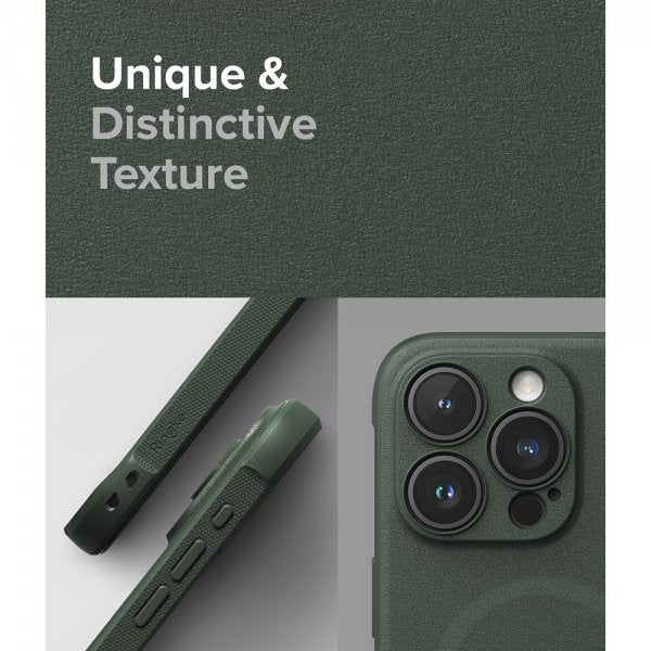 Ringke iPhone 15 Pro Max Kuori Onyx Magnetic Dark Green