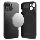 Ringke iPhone 15 Pro Max -suojakuori Onyx Magnetic Musta