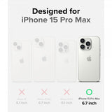 Ringke iPhone 15 Pro Max -suojakuori Onyx Magnetic Musta