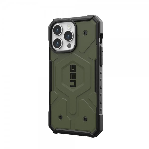 Urban Armor Gear (UAG) iPhone 15 Pro Max -suojakuori Pathfinder MagSafe Olive Drab