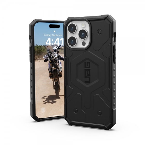 Urban Armor Gear (UAG) iPhone 15 Pro Max Kuori Pathfinder MagSafe Musta