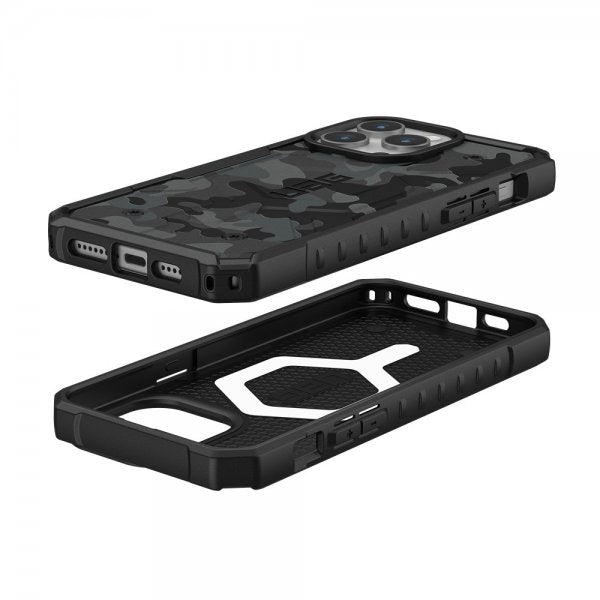 Urban Armor Gear (UAG) iPhone 15 Pro Max -suojakuori Pathfinder SE MagSafe Midnight Camo