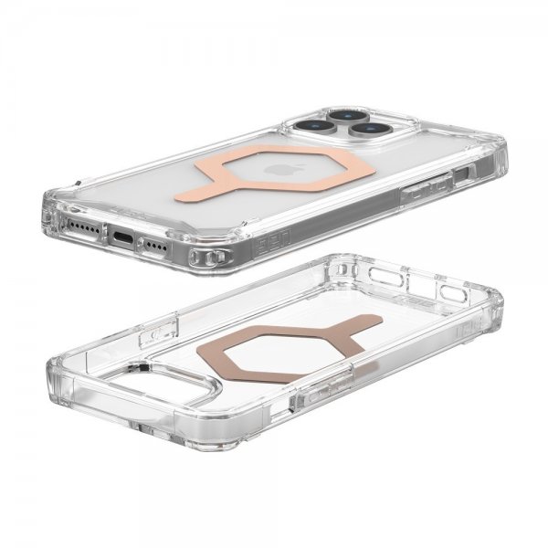 Urban Armor Gear (UAG) iPhone 15 Pro Max Kuori Plyo MagSafe Ice Rose Gold