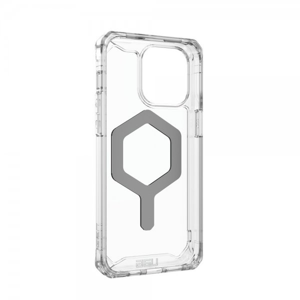 Urban Armor Gear (UAG) iPhone 15 Pro Max Kuori Plyo MagSafe Ice Silver