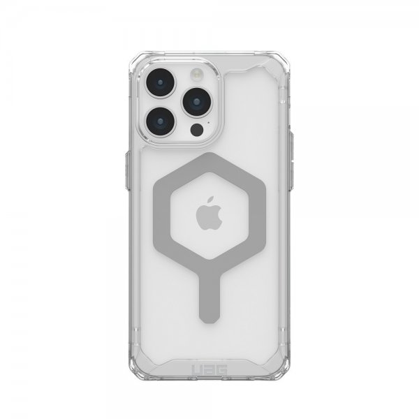 Urban Armor Gear (UAG) iPhone 15 Pro Max Kuori Plyo MagSafe Ice Silver