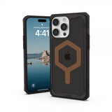 Urban Armor Gear (UAG) iPhone 15 Pro Max -suojakuori Plyo MagSafe, musta/pronssi