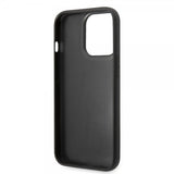 Karl Lagerfeld iPhone 15 Pro Max Suojakuori Quilted Nylon Puffy Case Logo Plate Musta