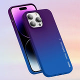 X-Level iPhone 15 Pro Max Kuori Rainbow Series Punainen