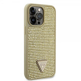 Guess iPhone 15 Pro Max Kuori Strassi Kulta