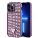 Guess iPhone 15 Pro Max Kuori Rhinestone Lila
