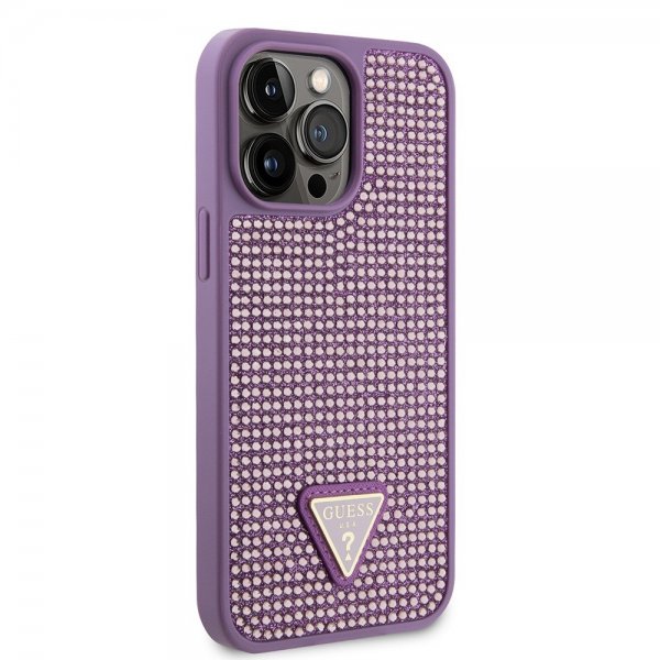Guess iPhone 15 Pro Max Kuori Rhinestone Lila