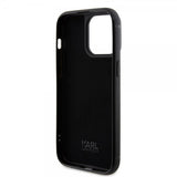 Karl Lagerfeld iPhone 15 Pro Max Kuori Rhinestone Silver