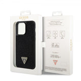 Guess iPhone 15 Pro Max Kuori Rhinestone Musta