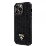 Guess iPhone 15 Pro Max Kuori Rhinestone Musta