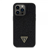 Guess iPhone 15 Pro Max Kuori Rhinestone Musta