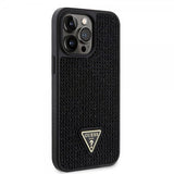 Guess iPhone 15 Pro Max Kuori Rhinestone Musta