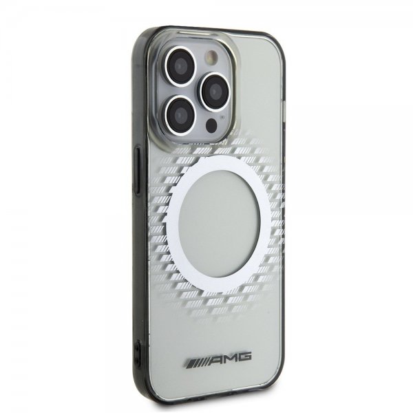 Mercedes Benz iPhone 15 Pro Max Kuori Rhombus Pattern MagSafe AMG Läpinäkyvä
