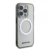 Mercedes Benz iPhone 15 Pro Max Kuori Rhombus Pattern MagSafe AMG Läpinäkyvä