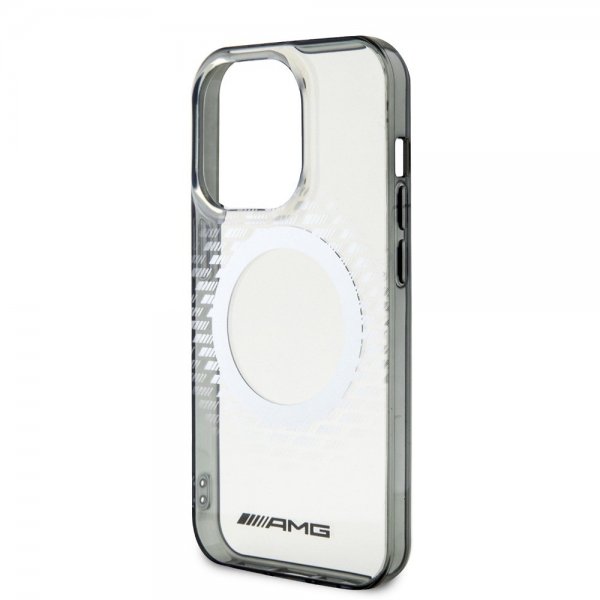 Mercedes Benz iPhone 15 Pro Max Kuori Rhombus Pattern MagSafe AMG Läpinäkyvä